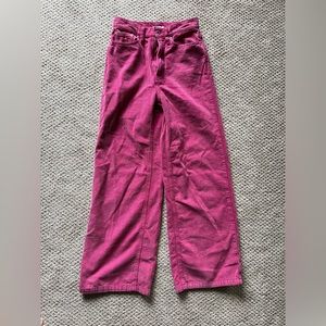 Urban Outfitters high rise, wide leg crop cords.